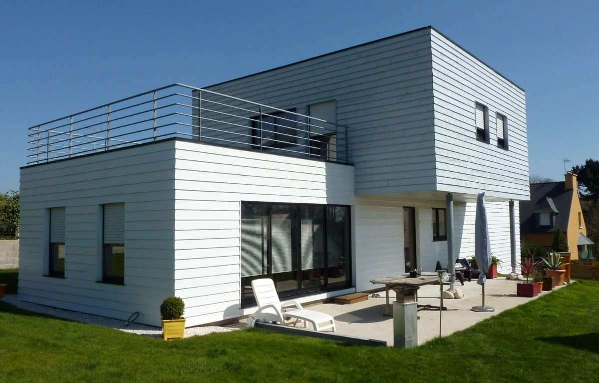 Construction villa contemporaine Lorient